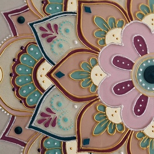 Ganésa virága mandala - otthon & életmód - dekoráció - spiritualitás - mandala - Meska.hu