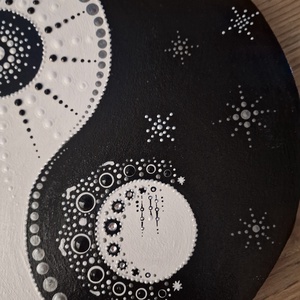 Jin-Jang mandala - otthon & életmód - dekoráció - spiritualitás - mandala - Meska.hu