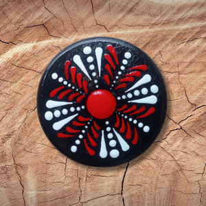 Mandala mintás hűtőmágnes  - otthon & életmód - dekoráció - spiritualitás - mandala - Meska.hu