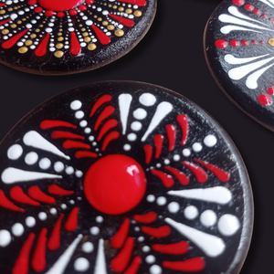 Mandala mintás hűtőmágnes  - otthon & életmód - dekoráció - spiritualitás - mandala - Meska.hu