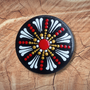 Mandala mintás hűtőmágnes  - otthon & életmód - dekoráció - spiritualitás - mandala - Meska.hu