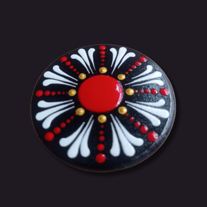 Mandala mintás hűtőmágnes  - otthon & életmód - dekoráció - spiritualitás - mandala - Meska.hu