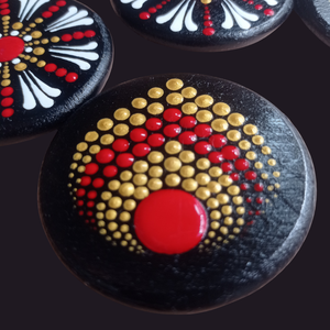 Mandala mintás hűtőmágnes  - otthon & életmód - dekoráció - spiritualitás - mandala - Meska.hu
