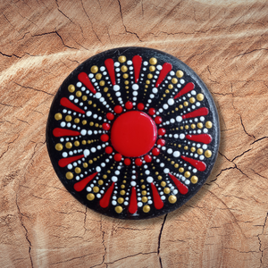 Mandala mintás hűtőmágnes  - otthon & életmód - dekoráció - spiritualitás - mandala - Meska.hu
