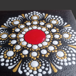 Mandala mintás kis vászonkép - otthon & életmód - dekoráció - spiritualitás - mandala - Meska.hu