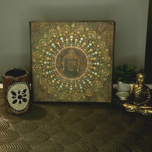 Mandala, Otthon & Életmód, Dekoráció, Spiritualitás, Mandala, Festészet, MESKA