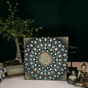 Mandala, Otthon & Életmód, Dekoráció, Spiritualitás, Mandala, Festészet, MESKA