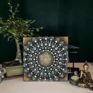 Mandala, Otthon & Életmód, Dekoráció, Spiritualitás, Mandala, Festészet, MESKA