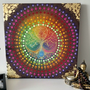 Életfa mandala - otthon & életmód - dekoráció - spiritualitás - mandala - Meska.hu