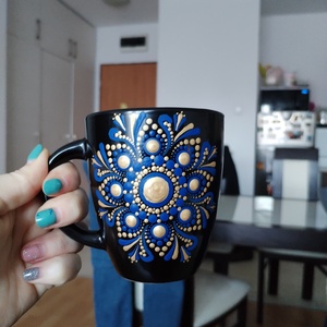 Mandalás bögre  - Meska.hu