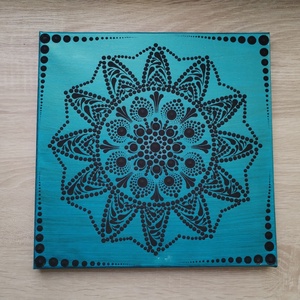 Mandala vászonkép , Otthon & Életmód, Dekoráció, Kép & Falikép, Vászonkép, Festészet, MESKA