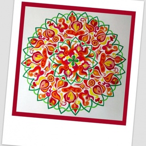 Összefonódás Mandala (keret nélkül is rendelhető) -  - Meska.hu