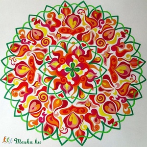 Összefonódás Mandala (keret nélkül is rendelhető) -  - Meska.hu