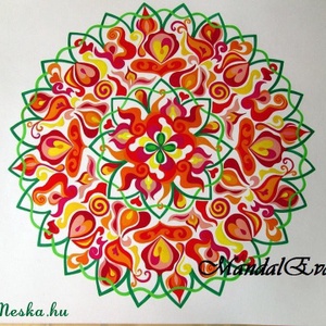 Összefonódás Mandala (keret nélkül is rendelhető) - Meska.hu