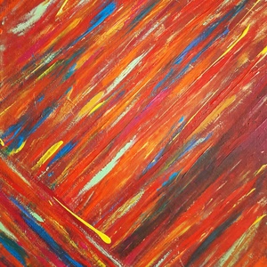 Kölcsönhatás - művészet - festmény - akril - Meska.hu