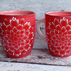 Mandalás bögre , Otthon & Életmód, Dekoráció, Spiritualitás, Mandala, Festészet, MESKA