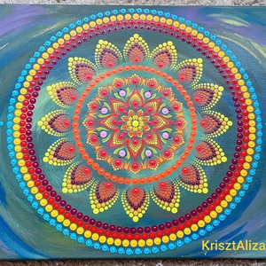Mandala , Otthon & Életmód, Dekoráció, Spiritualitás, Mandala, Festészet, MESKA