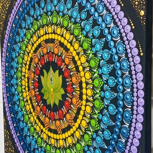 Csakra Mandala  - otthon & életmód - dekoráció - spiritualitás - mandala - Meska.hu