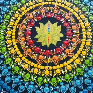 Csakra Mandala  - otthon & életmód - dekoráció - spiritualitás - mandala - Meska.hu