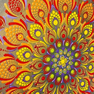 Mandala , Otthon & Életmód, Dekoráció, Spiritualitás, Mandala, Festészet, MESKA