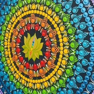 Csakra Mandala  - otthon & életmód - dekoráció - spiritualitás - mandala - Meska.hu