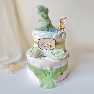 Dinó pelenkatorta - uniszex babaváró ajándék - Meska.hu