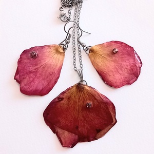 Virágszirom szett - ékszer - ékszerszett - Meska.hu