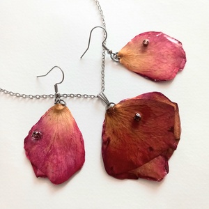 Virágszirom szett - ékszer - ékszerszett - Meska.hu