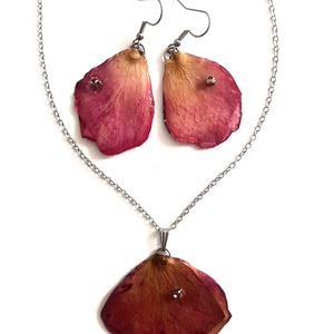 Virágszirom szett - ékszer - ékszerszett - Meska.hu