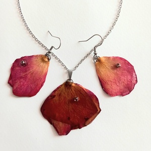 Virágszirom szett - ékszer - ékszerszett - Meska.hu