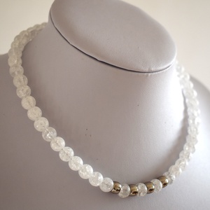 Hegyikristály nyaklánc - ékszer - nyaklánc - gyöngyös nyaklánc - Meska.hu