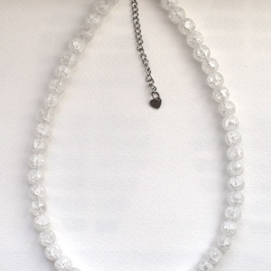 Hegyikristály nyaklánc - ékszer - nyaklánc - gyöngyös nyaklánc - Meska.hu