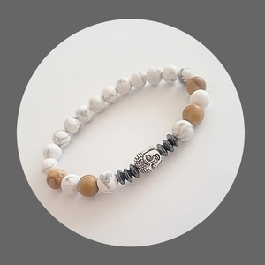 Buddha karkötő - ékszer - karkötő - ásványkarkötő - Meska.hu