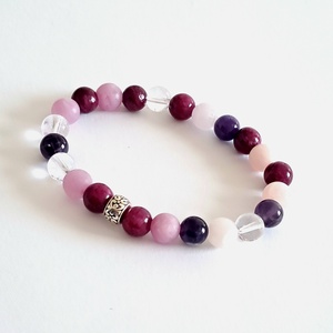 Élénk színű karkötő, Ékszer, Karkötő, Ásványkarkötő, Ékszerkészítés, MESKA