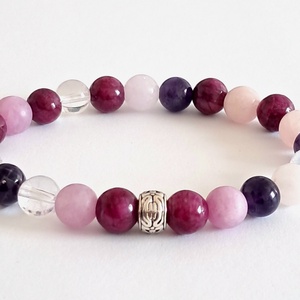 Élénk színű karkötő - ékszer - karkötő - ásványkarkötő - Meska.hu