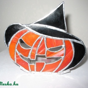 Halloween mécsestartó - Meska.hu