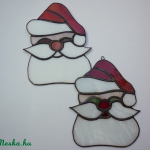 Télapó - karácsony - adventi díszek - adventi ajtódísz - Meska.hu