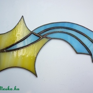 Hullócsillag - karácsony - karácsonyi lakásdekoráció - karácsonyi ablakdíszek, ablakmatricák - Meska.hu