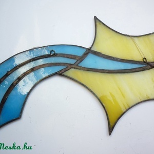 Hullócsillag - karácsony - karácsonyi lakásdekoráció - karácsonyi ablakdíszek, ablakmatricák - Meska.hu