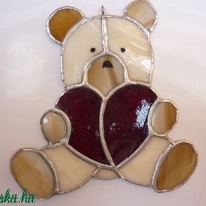 Szivecskés maci, , Üvegművészet, MESKA