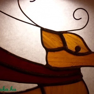 Szarvas - karácsony - karácsonyi lakásdekoráció - karácsonyi ablakdíszek, ablakmatricák - Meska.hu