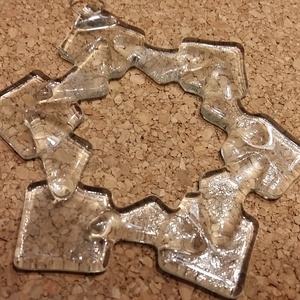 Jégcsillag  - karácsony - adventi díszek - adventi ablakdekoráció - Meska.hu