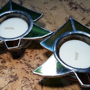 Fenyő irizáló mécsestartó - otthon & életmód - gyertya, illat, aroma - mécses és mécsestartó - Meska.hu