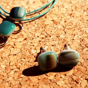 Tengerpart füzér  medál és füli - ékszer - ékszerszett - Meska.hu