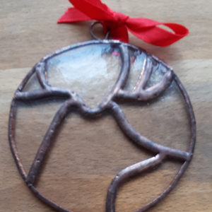 Szarvasos  ablakdísz - otthon & életmód - dekoráció - ajtó- és ablak dekoráció - ablakdísz - Meska.hu