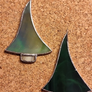 Fenyők - karácsony - adventi díszek - adventi ablakdekoráció - Meska.hu