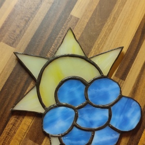  Mindig süthessen a nap, Otthon & Életmód, Dekoráció, Ajtó- és ablak dekoráció, Ablakdísz, Üvegművészet, MESKA