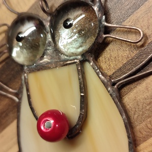 Rudi1  szarvas - karácsony - karácsonyi lakásdekoráció - karácsonyi ajtódíszek - Meska.hu