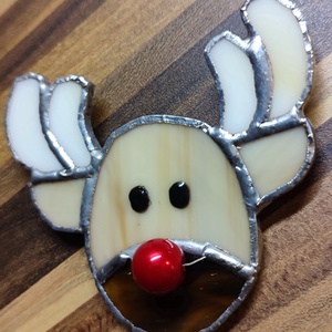 Rudolf  szarvas - karácsony - karácsonyi lakásdekoráció - karácsonyi ajtódíszek - Meska.hu