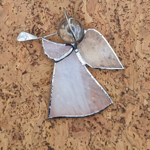 Lila angyal  - otthon & életmód - dekoráció - ajtó- és ablak dekoráció - ablakdísz - Meska.hu